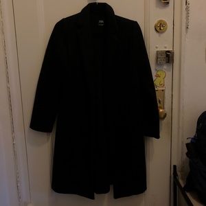 Black Zara Overcoat